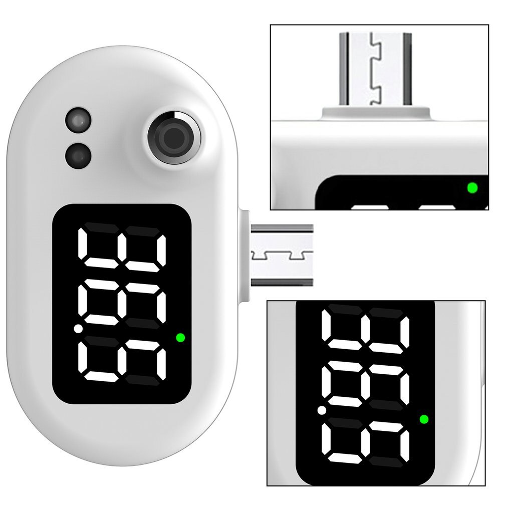 Usb Intelligent Mini Mobile Phone Thermometer Health Care Convenient Infrared Electronic Digital Thermometer