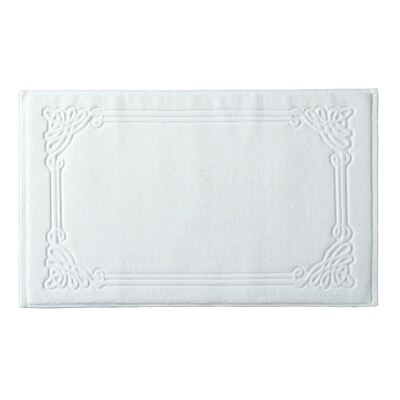 Alfombra de baño de algodón para Hotel, alfombras y tapetes de lujo para el baño del hogar, toalla para pies Jacquard, felpudo antideslizante y grueso, alfombras de bañera absorbentes: white A 380g