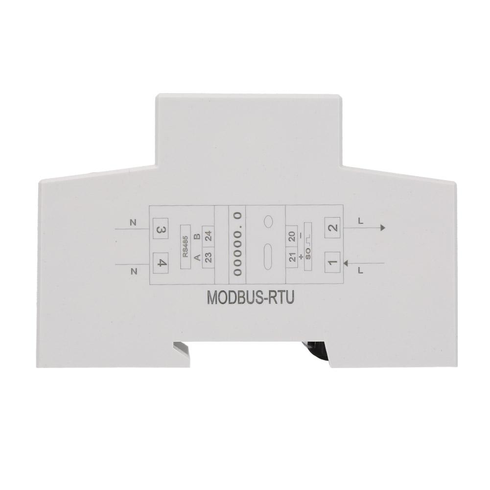 Single Phase 2P LCD Din Rail Electricity Power Consumption Wattmeter Energy Mete DDM35SD 15-60A