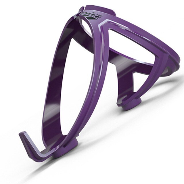 Ultralight Bicycle Water Bottle Cage MTB Road Bike Folding Bike Bottle Kettle Rack Holder 135*80mmPolycarbonate Glass Fiber: purple
