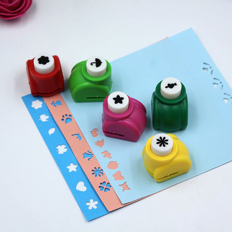 1PC Hole Punch Craft DIY Scrapbooking Cards Printing Paper Shaper Mini Cutter Random Color best
