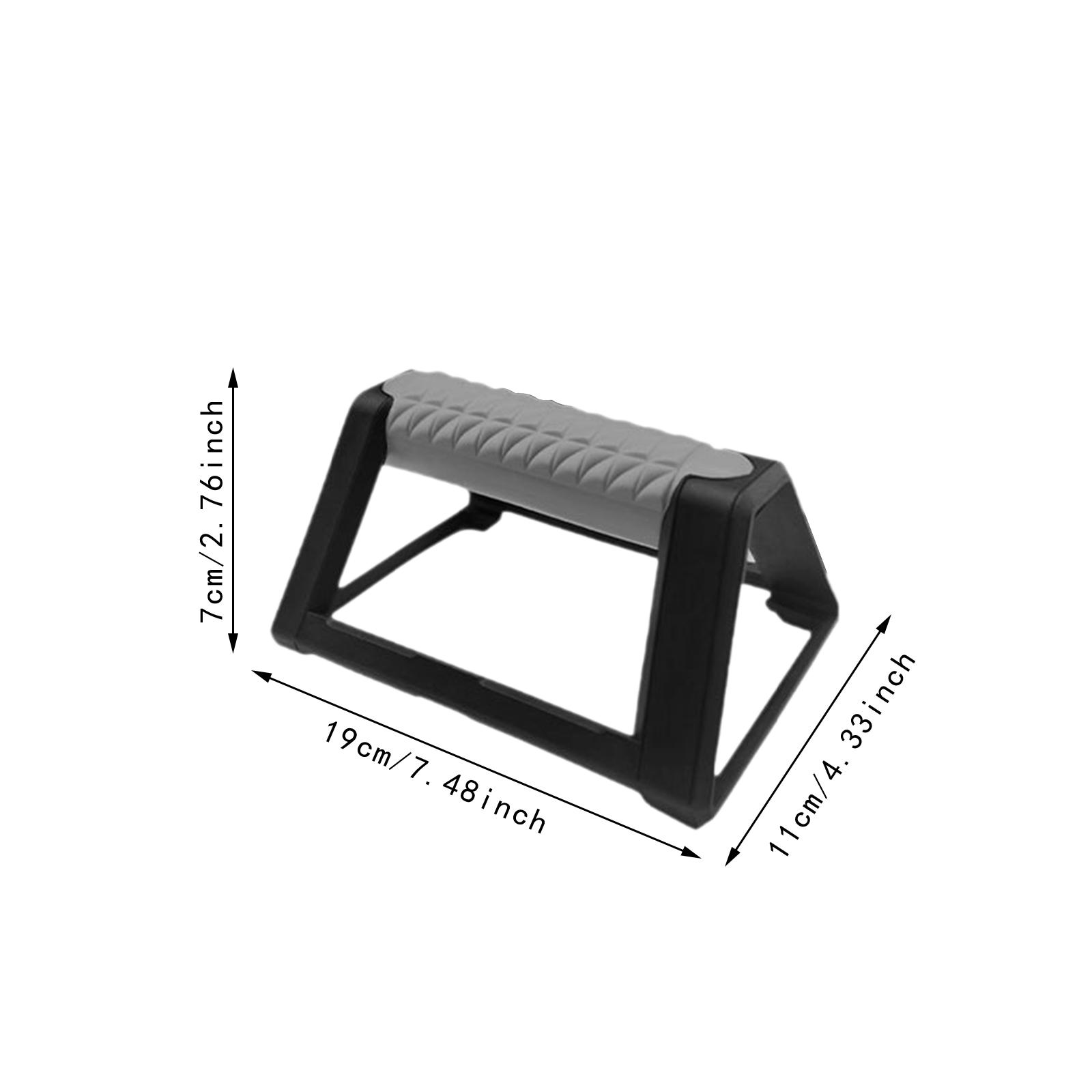2 piezas de barras de realce, equipo de Fitness, manijas de flexiones, entrenamiento de suelo para hombres y mujeres, soportes de ejercicio de realce, manijas de realce de suelo
