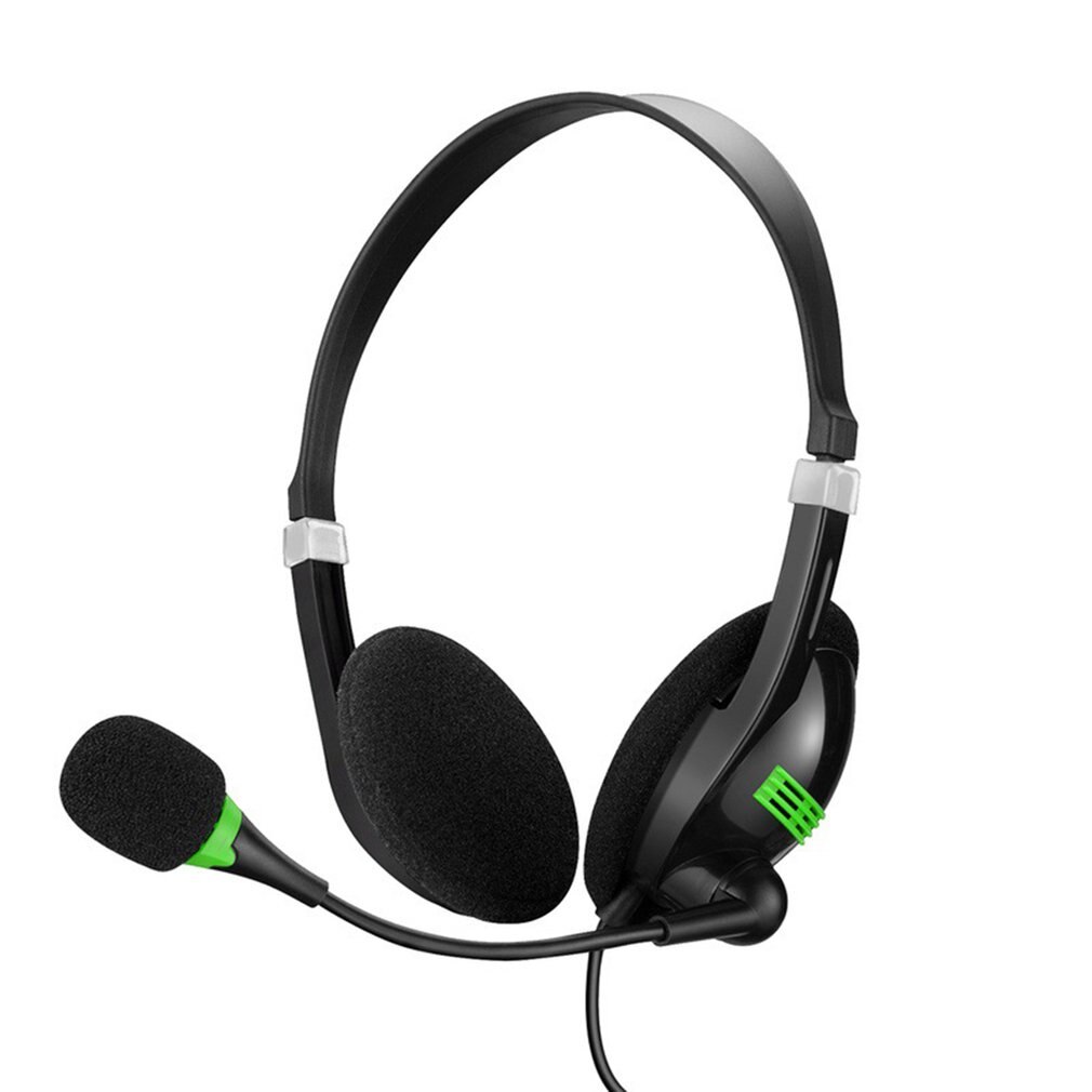 3.5mm interfejs USB na głowę gamingowy zestaw słuchawkowy Laptop PC Earphon z mikrofonem izolacja w dół przewodowy słuchawki Stereo