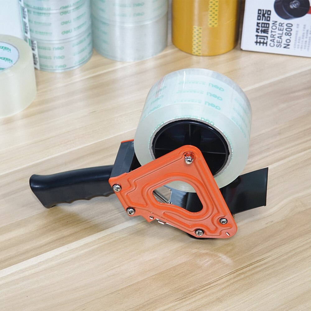 Metal Carton Sealer Hand-held Tape Cutter Baler Tape Dispenser Machine Packaging Tools Warehouse Home School Tools 800