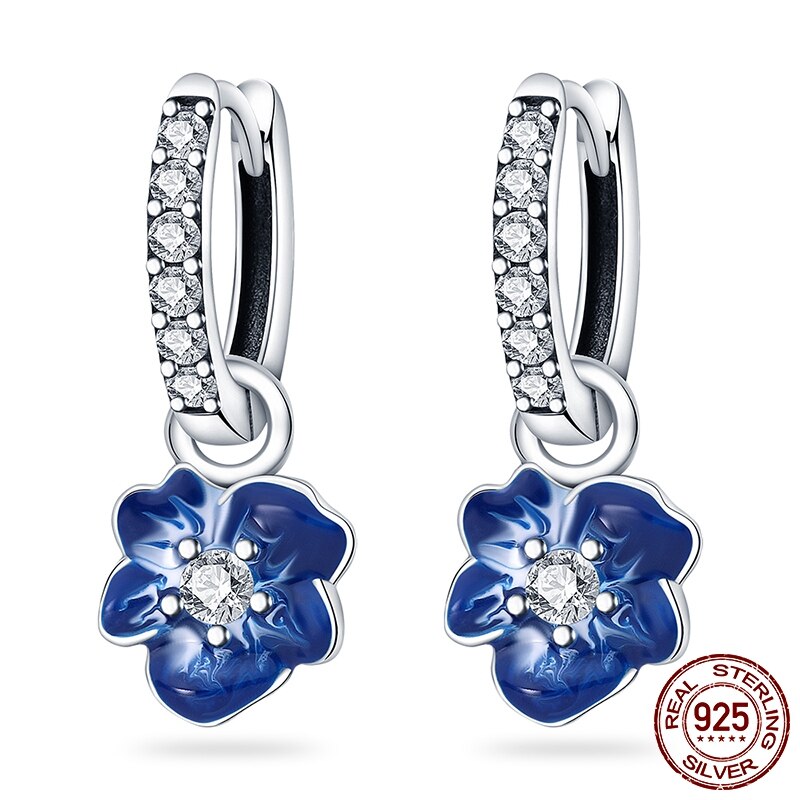 Mula 2022 Parel Oorbellen Voor Vrouwen Pendientes Plata 925 Leuke Kat Stud Oorbellen Zilver 925 Feather Dangle Oorbellen: STE028