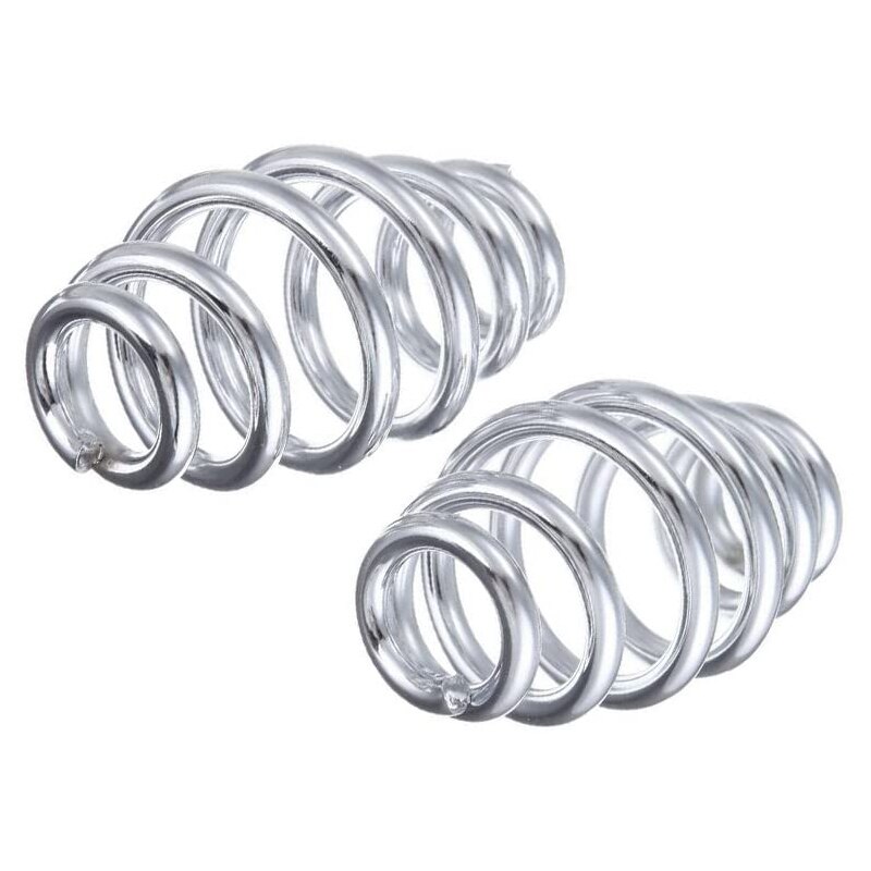 Juego de muelles de asiento individual para motocicleta, cromo, 3 pulgadas, para Harley Davidson, Old School, Chopper, Bobber, Softail, construcción rígida