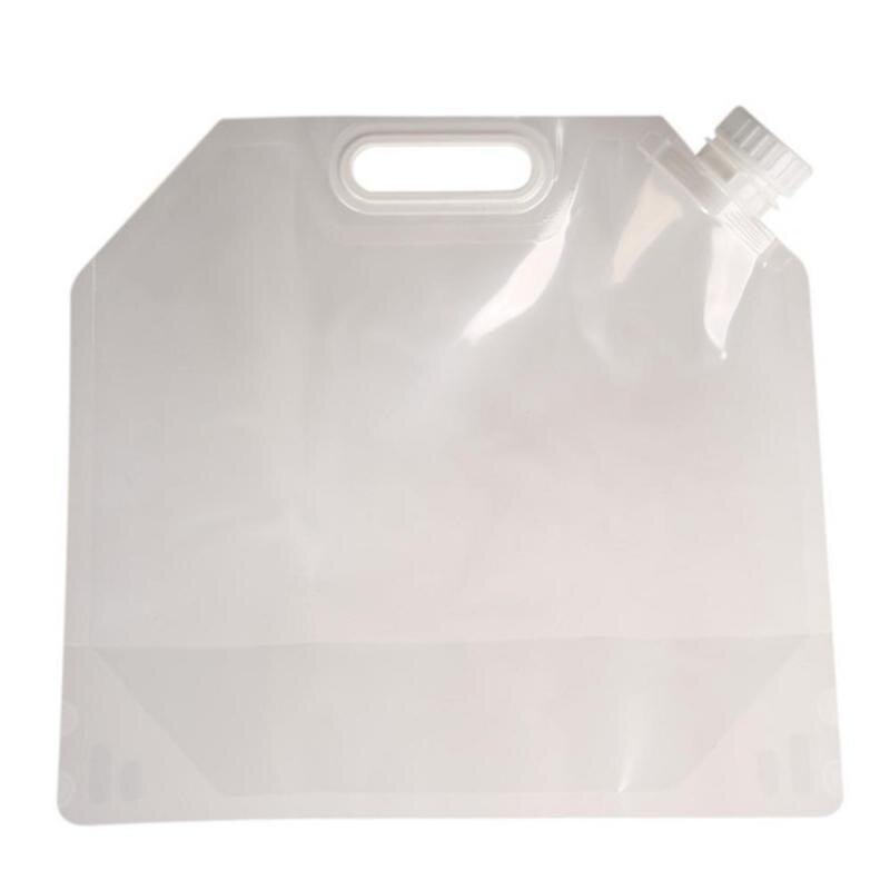 5L Water Opbergtas Zacht Inklapbare Emergency Container Carrier Draagbare 캠핑용품 Voor Camping Barbecue Drankjes: transparent