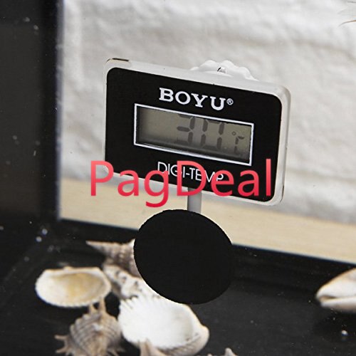 2 Stuks Boyu Dompelpompen Lcd Digitale Thermometer Aquarium Elektronische Draadloze Temperatuurregeling Tester