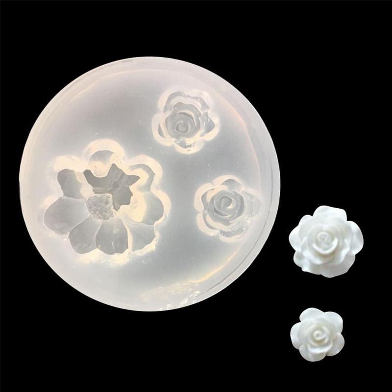 1Pc 3D Bloem Siliconen Mal Hars Daisy Bloem Maken Gereedschap Candy Bakvorm Diy Handgemaakte Ambachten