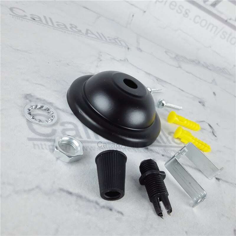 2/4/10pcs/set DIY parts Edison light pendant lamp Part of the ceiling plate D68mm small iron canopy DIY pendant ceiling mount