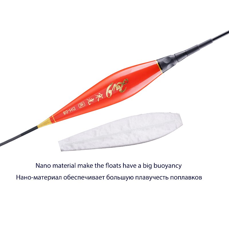 Boya de pesca de agua dulce, Boya de pesca de superficie, sensible, estable, 1 unidad