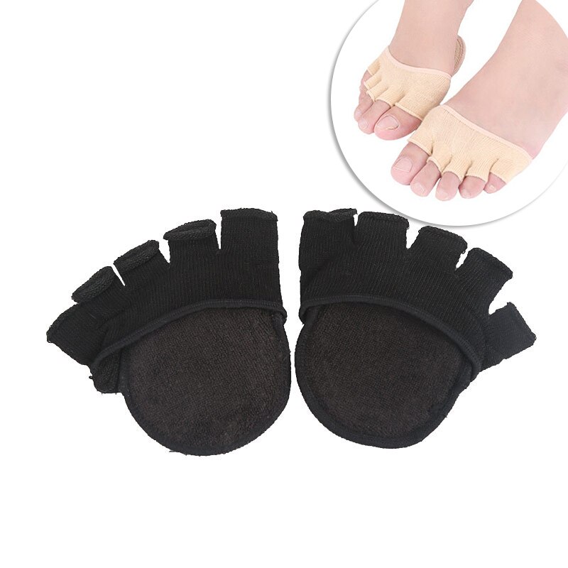 Silicone Bunion Corrector Gel Pad Stretch Nylon Hallux Valgus Protector Guard Toe Separator Orthopedic Pedicure Socks Feet Care: 1Pair style J