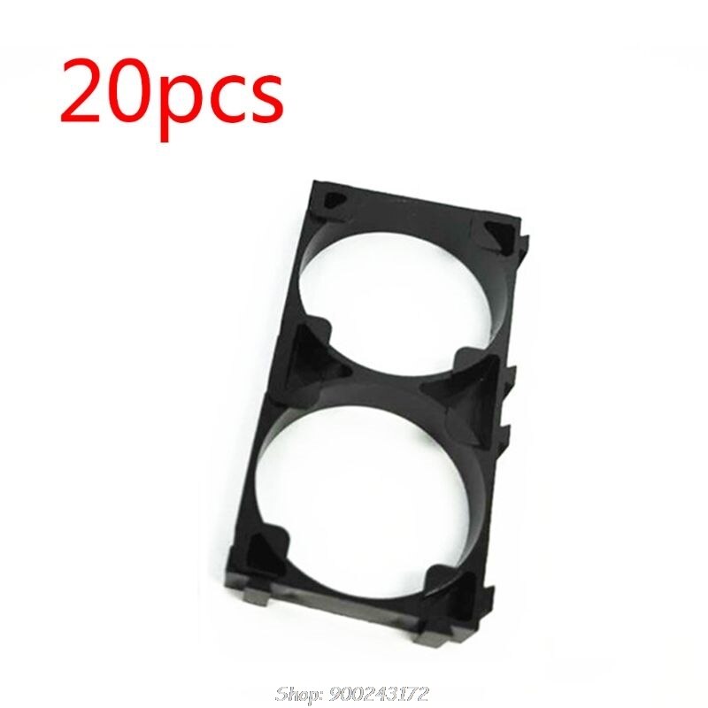 20PCS 32650 1x2Battery Holder Anti Vibration Cell Bracket for 32650 Battery Pack S08 20