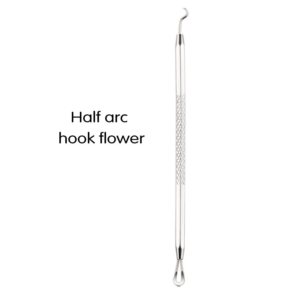 Blackhead Pimple Acne Remover Tool Spoon for Face Cleaning Skin Care Acne Tweezers Comedone Blemish Extractor Needle: 03