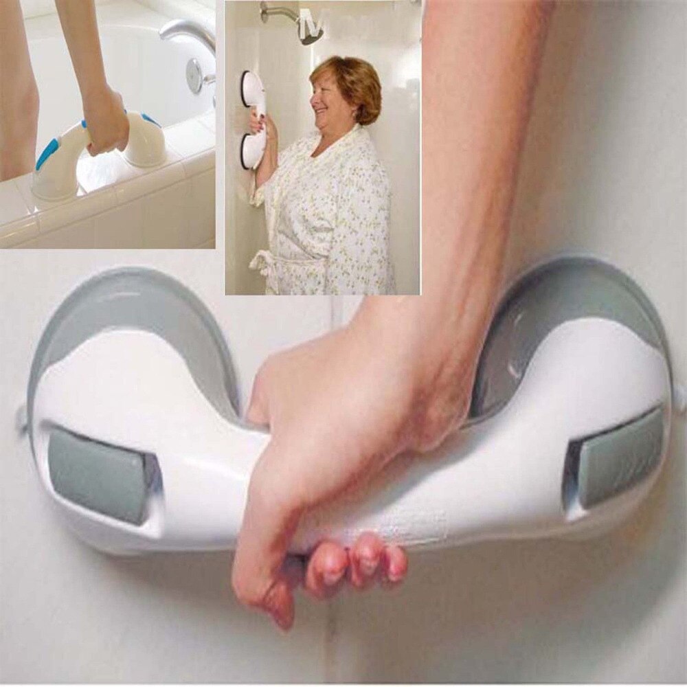 Bañera de seguridad para baño, Asa de barra de agarre portátil, ventosa para ducha y bañera