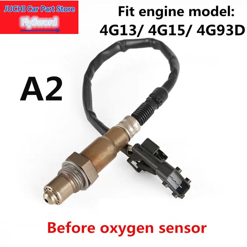 Car oxygen sensor , before and after oxygen sensor for JAC J3 , JAC J3 Turine , JAC J5 , JAC J6: Black