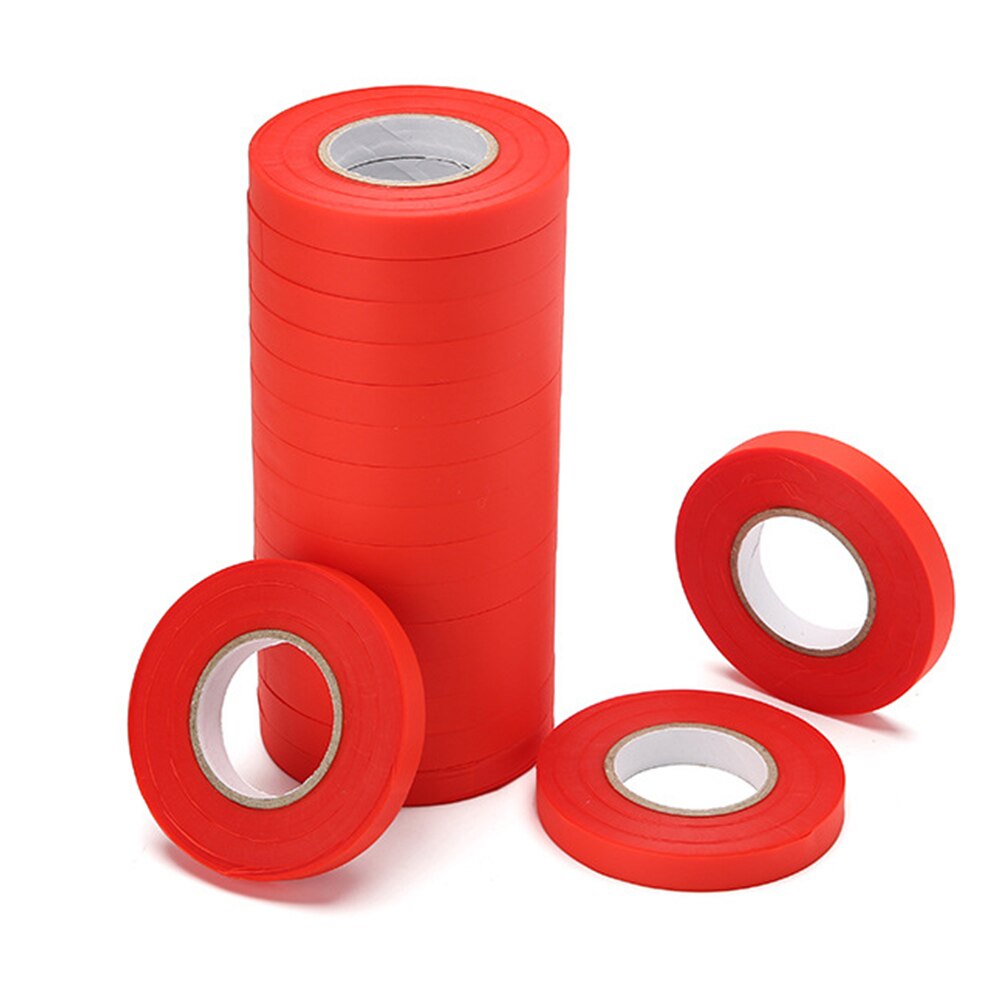 Ruban adhésif de jardin en PVC, 20 pièces, pour attacher les plantes, tige de légumes: Red