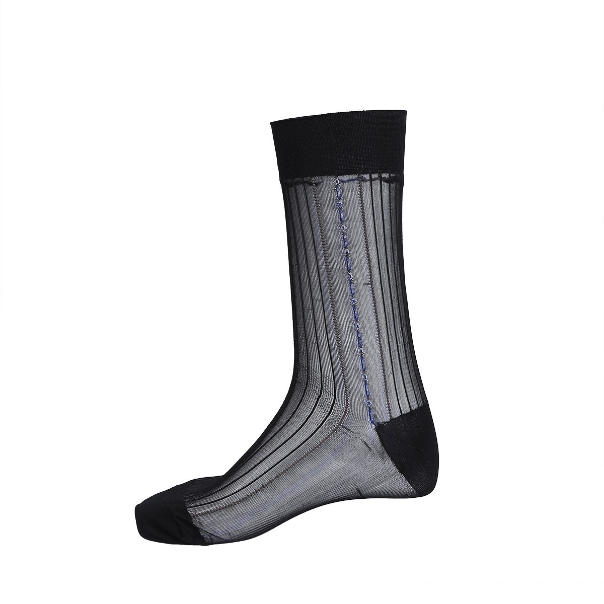 3 Pairs Men's Socks Ultra Thin Silk Socks Breathable Men Casual Summer Jacquard Sheer Silk Socks Mens Business Dress Suit Socks