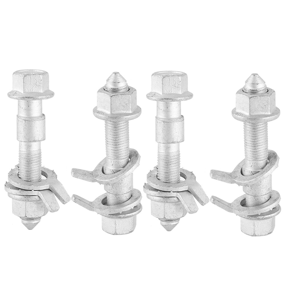 Camber Bolts Car Accessory 4pcs 0 67in Adjustable Camber Bolts Kit 4 Wheel Positioning Alignment 10 9 Wheel Cam