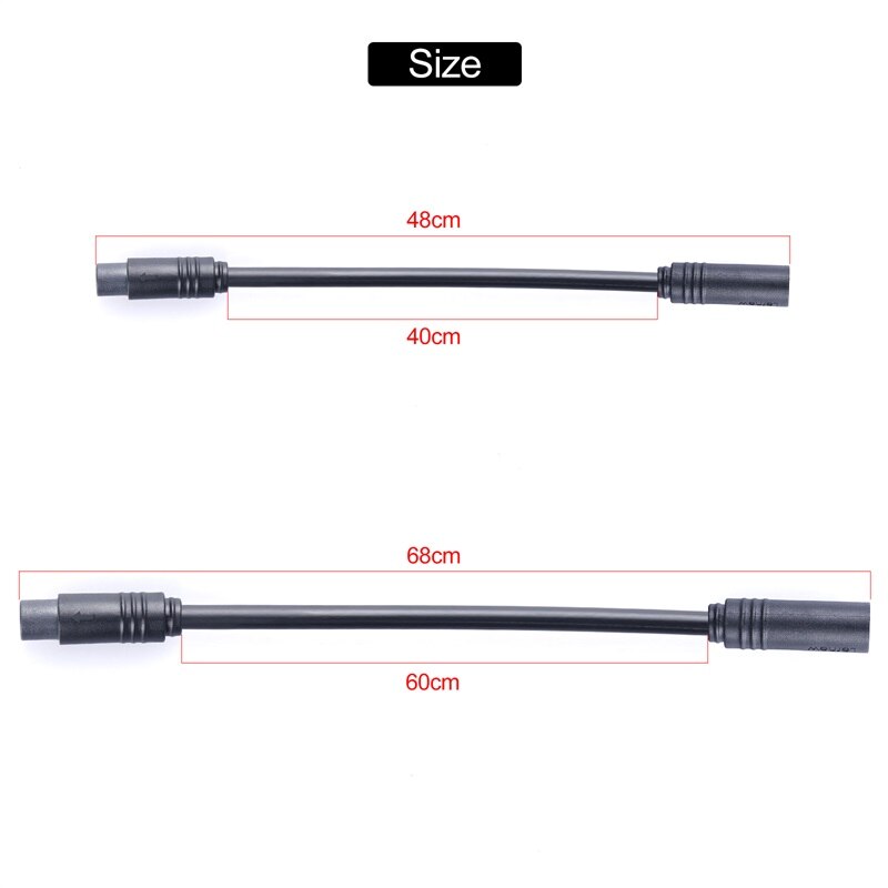 Cable de extensión de 8 pines para bicicleta eléctrica, Kit de Motor de accionamiento medio, 1T4, para 8fun/bafang, BBS, BBSHD