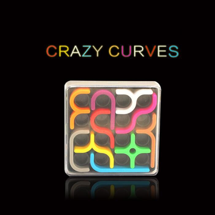 Creatieve Kleurrijke Rondingen 3D Puzzel Crazy Curve Sudoku Puzzel Games Geometrische Lijn Matrix Puzzel Speelgoed Voor Kinderen Leren Speelgoed