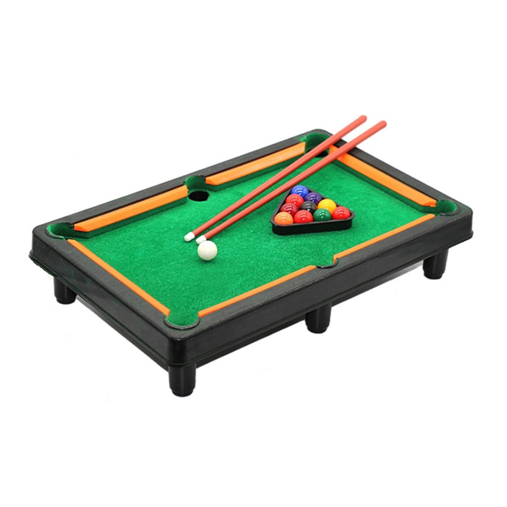 1 Set Kinderen Pooltafel Speelgoed Amerika Stijl Biljart Game Speelgoed Kit Grappige Plastic Tafelblad Pool Spel Speelgoed Set Indoor ouder-kind