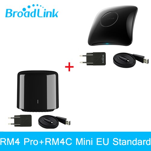 Broadlink RM4 Pro Rm4C Mini Smart Home Automation WiFi IR RF Universal Intelligent Remote Controller Work With Alexa