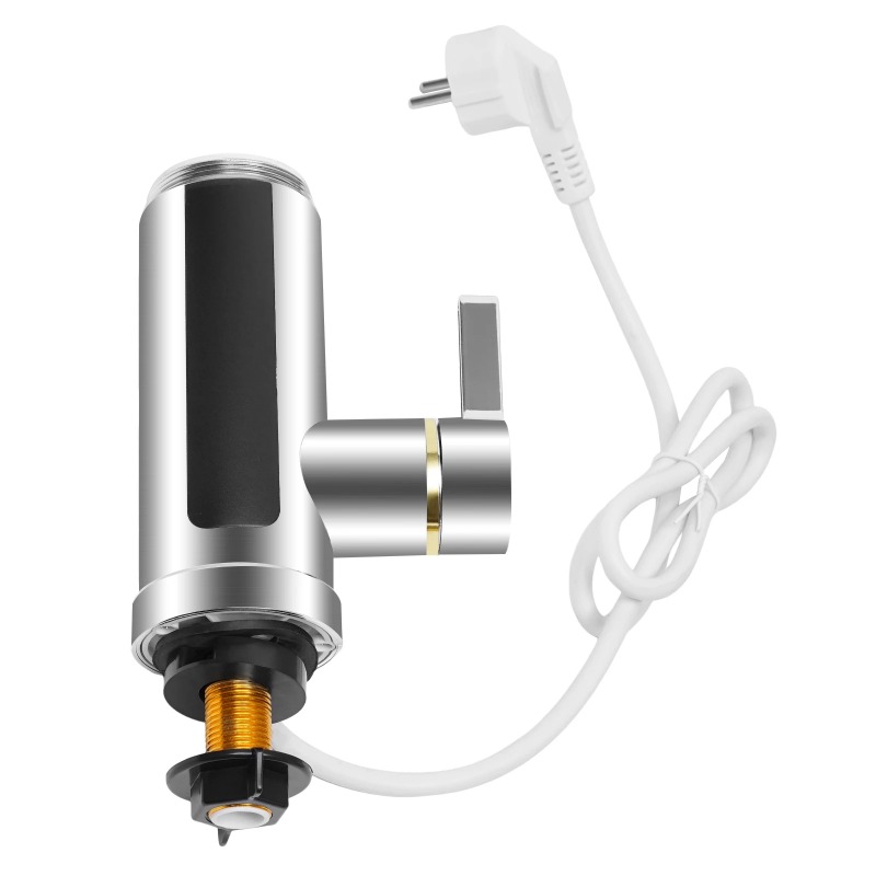 3000W Instant Water Heater Tankless Heaters Kitchen Electric Water Tap Bathroom Heating Stainless Steel Faucet