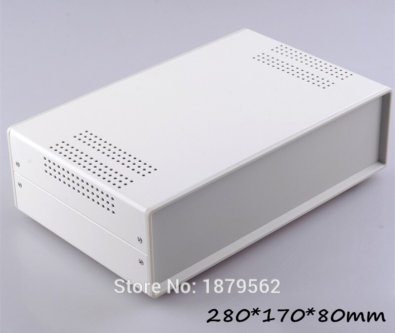 [2 colors] 280*170*80mm diy iron box housing manufacturer iron amplifier enclosure junction box electronic cases [40009(W170)]