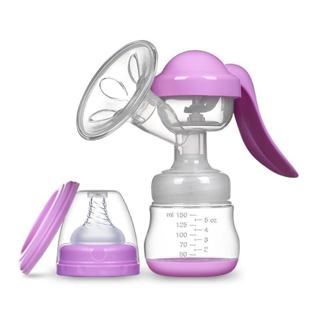 Mother Silicone Breast Pump Easy Manual Milk Pump for Breast Large Suction Postpartum Milking Device Single Seios