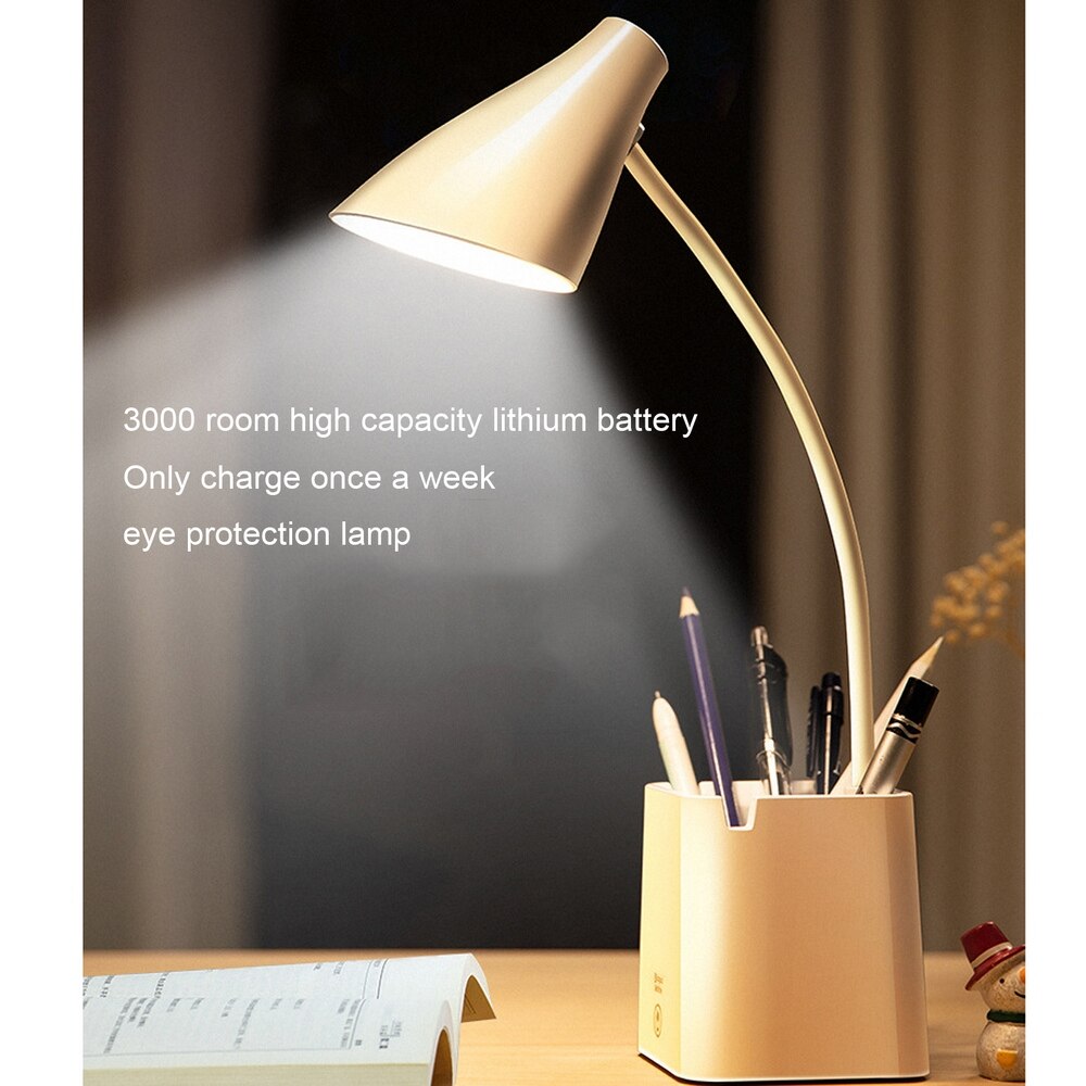 Oogbescherming Usb Bureaulamp Smart Vouwen Werk Lezen Index Licht Led Leren Slaapzaal Bureaulamp Multifunctionele Tafel Licht: Default Title