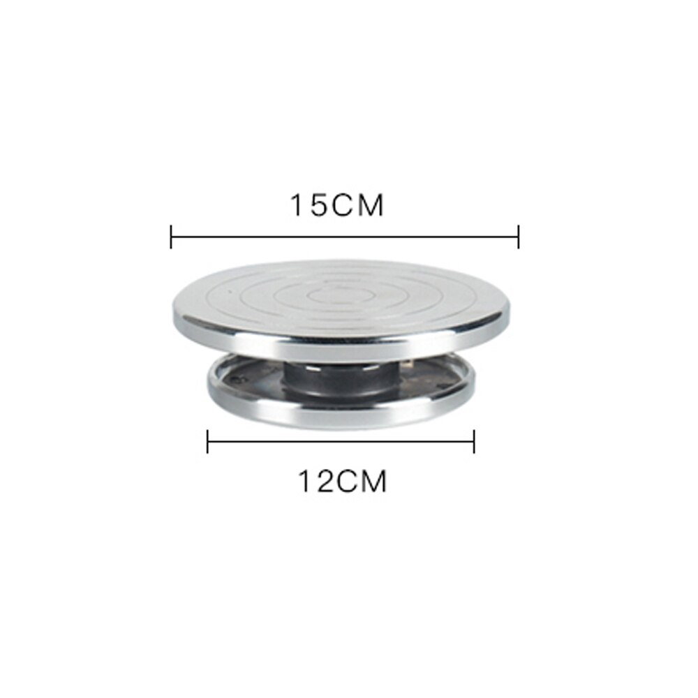 Double-Sided Pottery Wheel 11/15/20/25/30CM Rotating Turntable for DIY Clay Tools Ceramics Rotary Plate Pottery Turntable Tool: 15cm