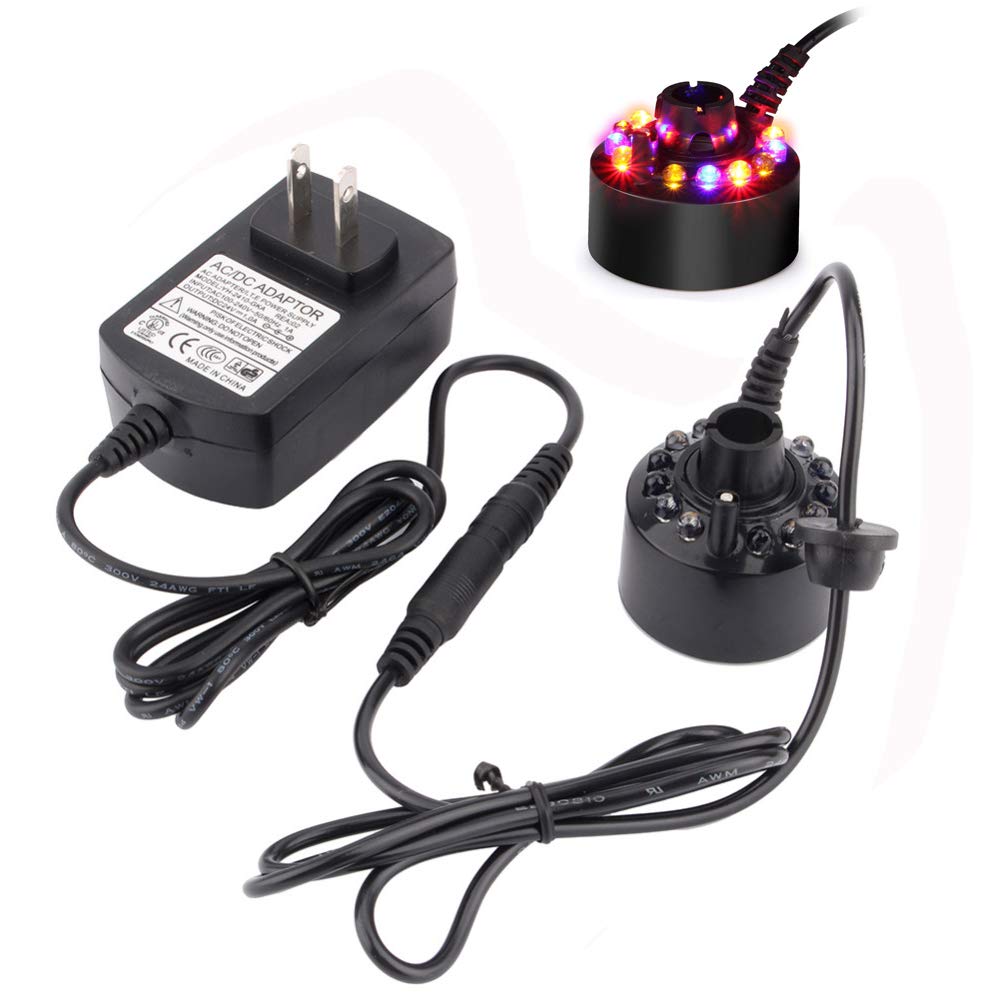 Umidificatore ad ultrasuoni generatore nebulizzatore nebulizzatore fontana stagno 12 portato atomizzatore nebulizzatore aria condizionata