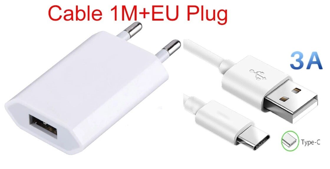 Usb C Kabel Type C Oplaadkabel Voor Xiaomi 11T Pro Samsung S21 Usb C Kabel Telefoon Draad Koord 3A QC3.0 Usb Type C Charger Eu Plug: TPU TypeC 1M EU Plug