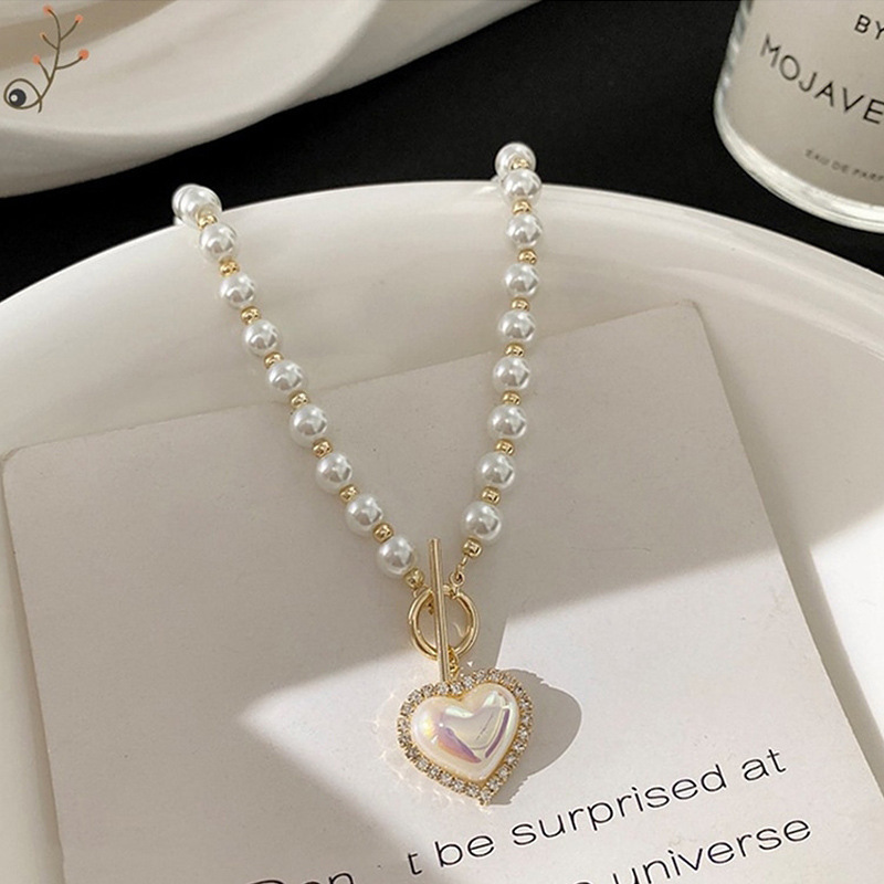 Imitation Pearl Rhinestone Necklace Stainless Steel Extra Long Drawstring Snake Tassel Metal Chain Women's Jewelry