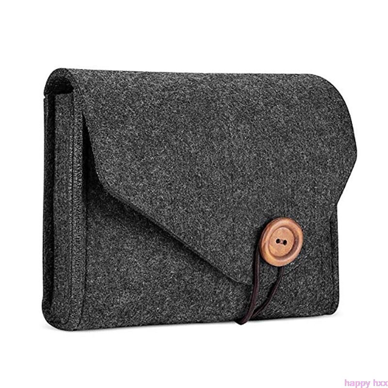 Felt Pouch Power Bank Storage Bag For Data Cable Mouse Travel Organizer: DGY