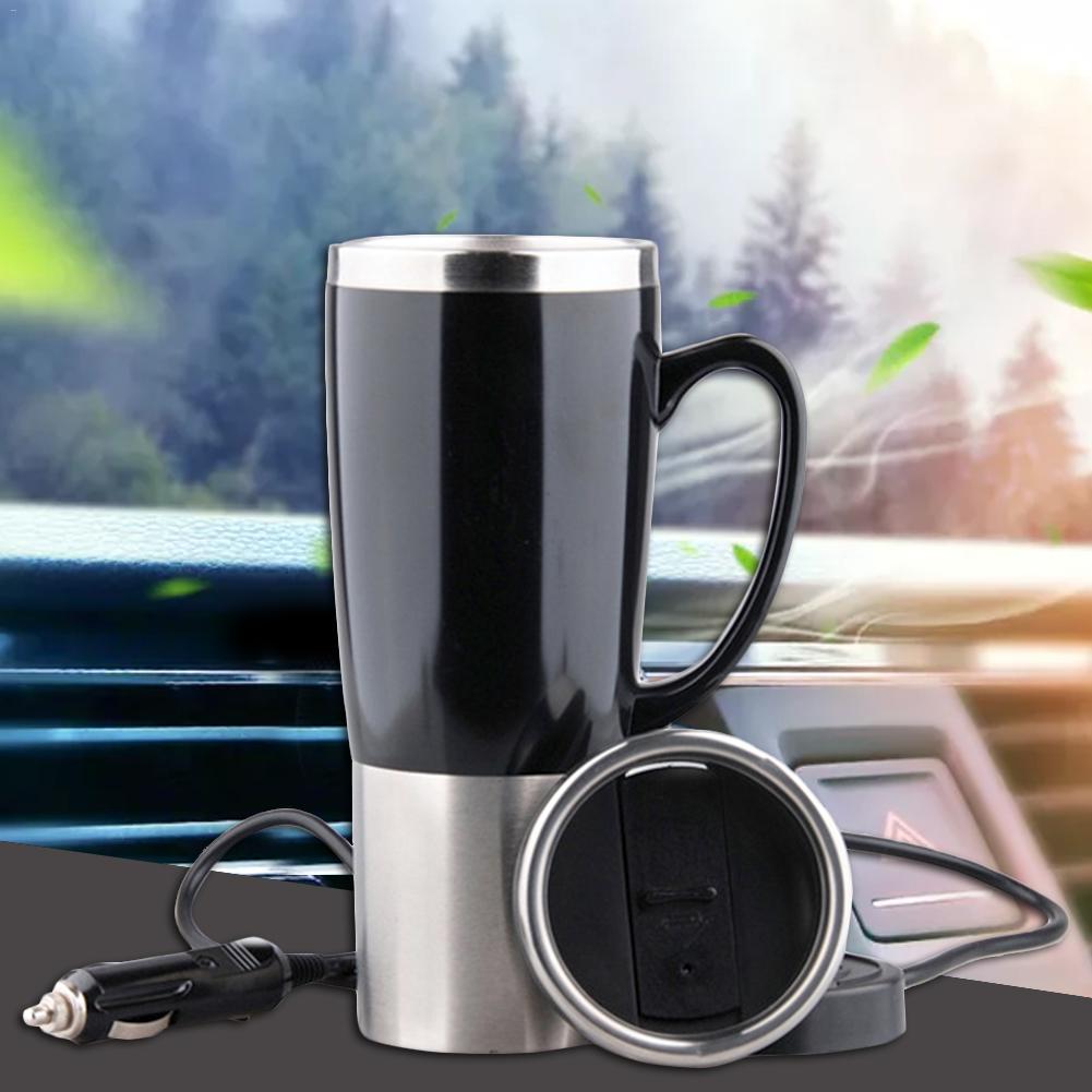 12v bilmontert varmekopp reise elektrisk termokopp automatisk arbeidsbil hendig kjele termostat flaske kaffeoppvarmet krus