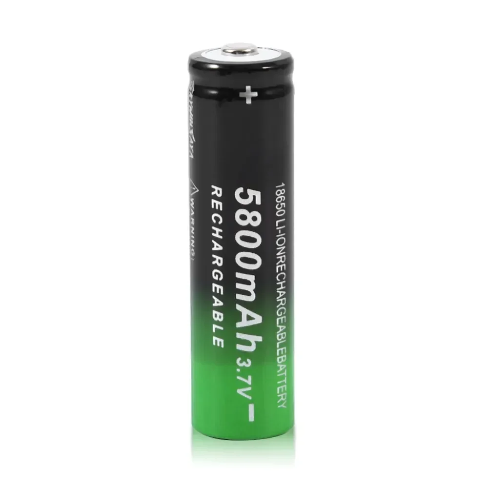 3.7V 5800mAh Rechargeable Li-ion Battery for Flashlight Torch Headlight 1/2/4/6/8/10 Pieces Rechargeable Batteries