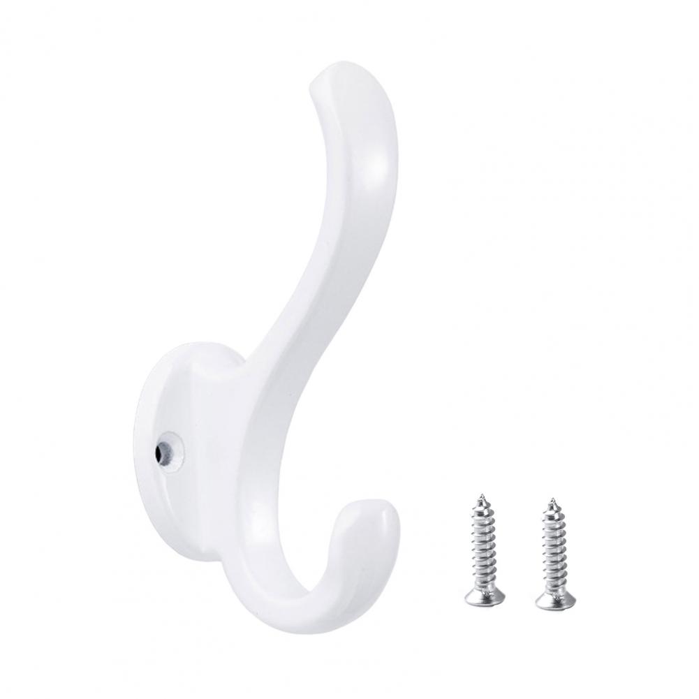 1 ensemble de crochets muraux, Excellent crochet de salle de bain en acier inoxydable, patère longue durée, П®д quesзка Ваннойм einsты.: WHITE