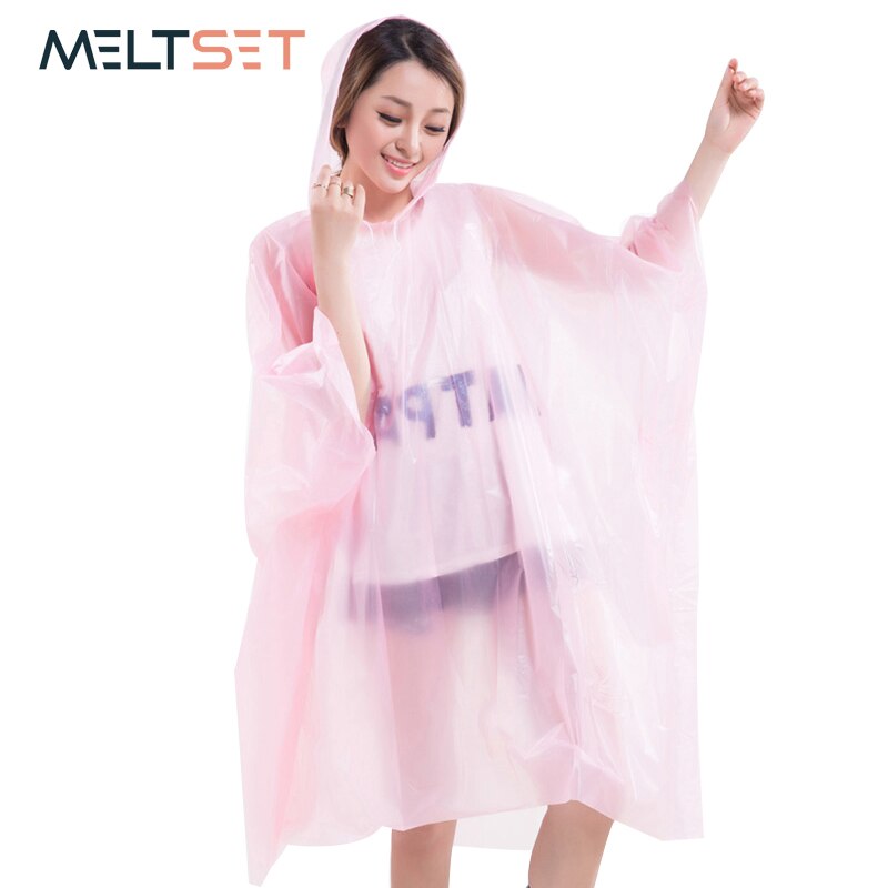 Poncho de lluvia para mujer, capa de lluvia para bicicleta, Poncho impermeable para acampar, con capucha, capa de lluvia transparente, ropa para la lluvia para motocicleta