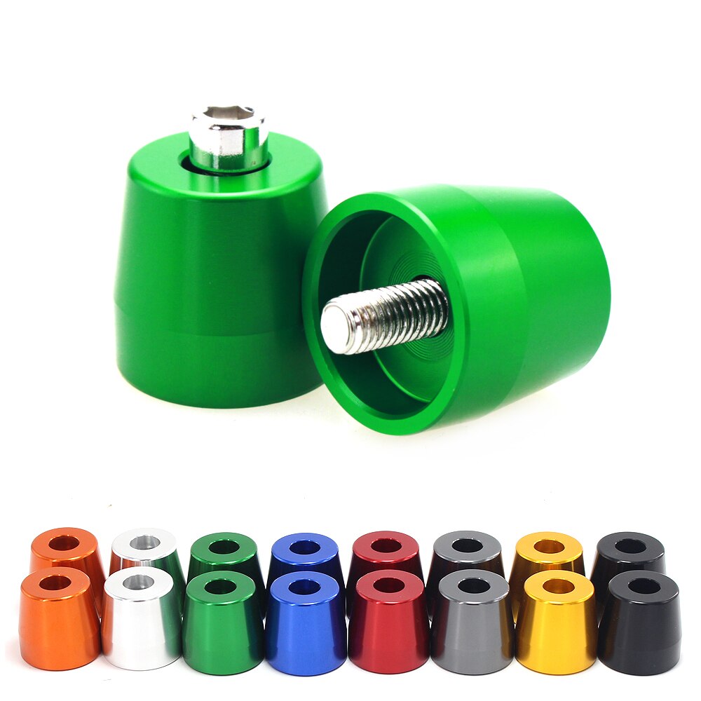 Empuñaduras de manillar para motocicleta KAWASAKI ER6N, ER6F, Z250, Z300, Z650, Z750, Z800, Z900, Z1000, extremos de barra, tapa deslizante, accesorios CNC