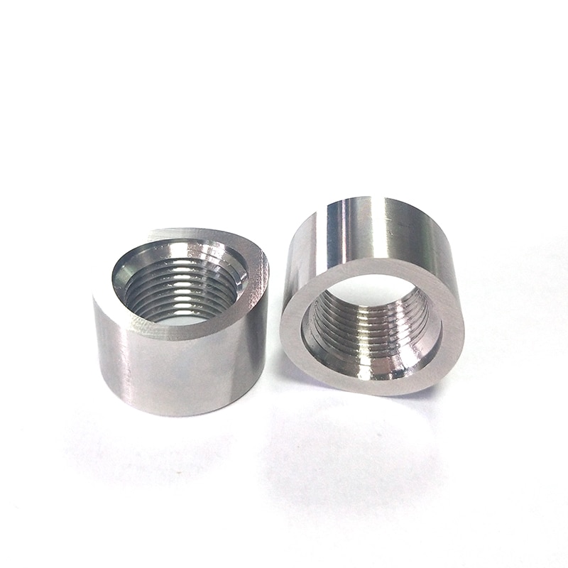 2pcs Notched 02 Oxygen Sensor Weld Bung Nut M18x1.5 Wideband