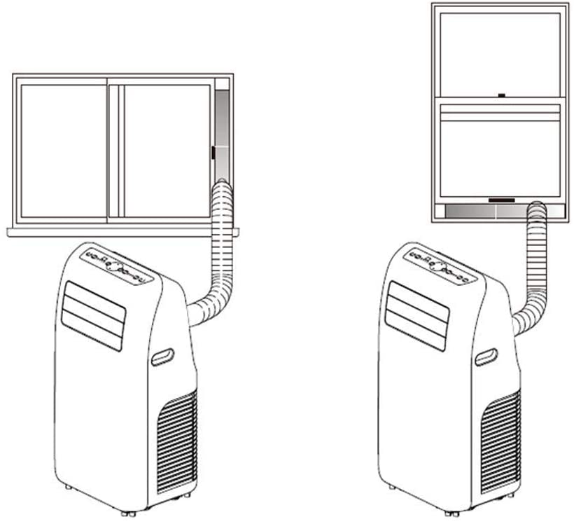 Portable Air Conditioner Accessories Window Plate Door/Window Seal Cloth Adaptor Exhaust Hose Tube Air Conditioner Spare Parts