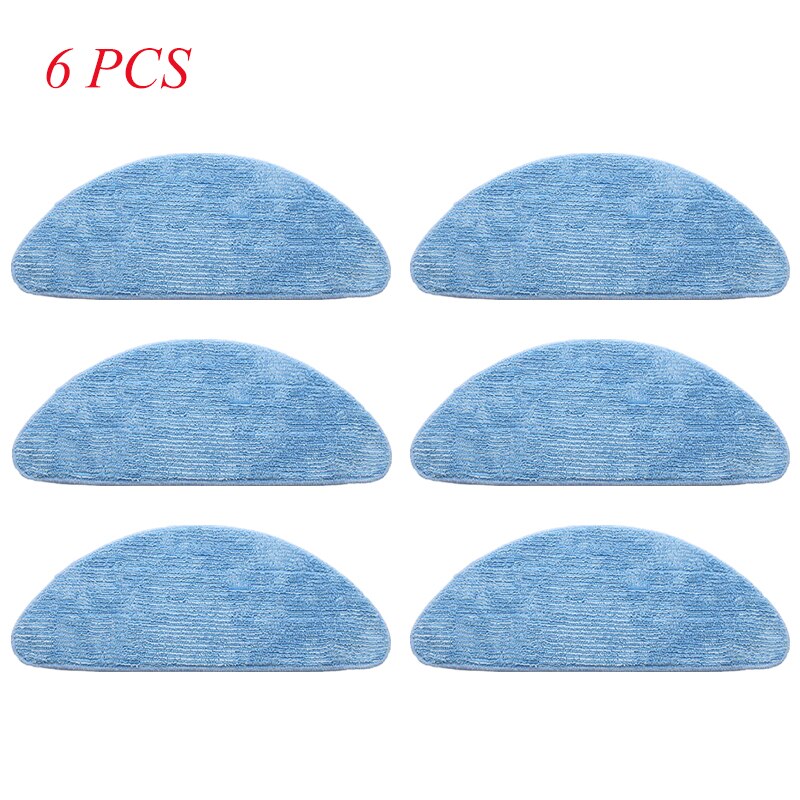 Mop Cloth Main Brush HEPA Filter Side Brush for ilife V7 V7S Pro Plus Robot Vacuum Cleaner Replacement Accessories: ILF015