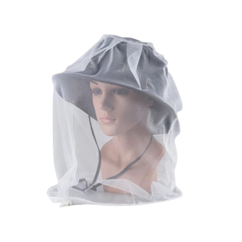 Anti mosquito bug abelha inseto malha chapéu cabeça rosto proteger net capa viagem acampamento protetor equipamentos de acampamento com 1 saco armazenamento