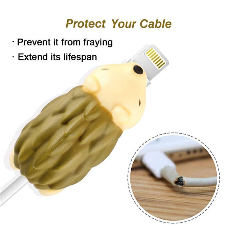 Tier Beißen Kabel Protector Daten Linie Management Lade Sicher Schutz Kabel Wickler USB Kabel Protector Ladegerät Veranstalter