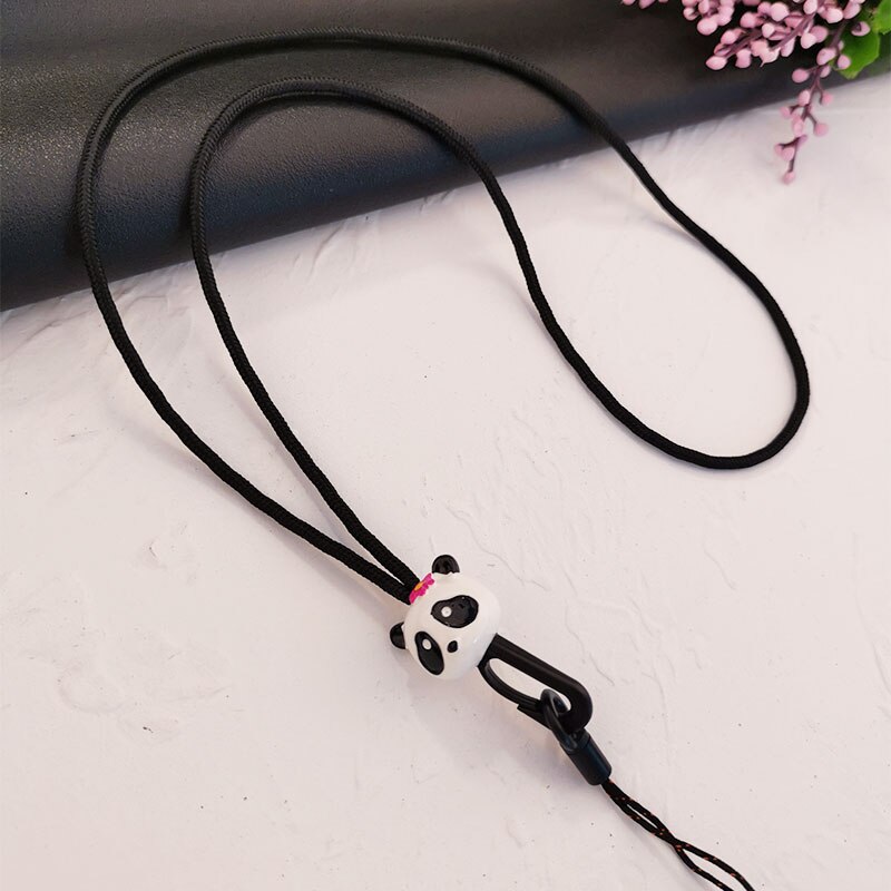 Long Neck Mobile Phone Lanyard Hanging Cartoon Pendant Cute Lucky Cat Piggy Pendant Mobile Phone Case Universal Antilost Lanyard: 01