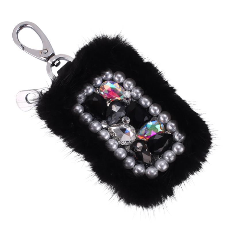 Autosleutel Zak Diamanten Ingelegd Creatieve Algemene Vrouwen Sieraden Auto Multifunctionele Sleutelhanger Zak Porta Chaves Key Holder Purse