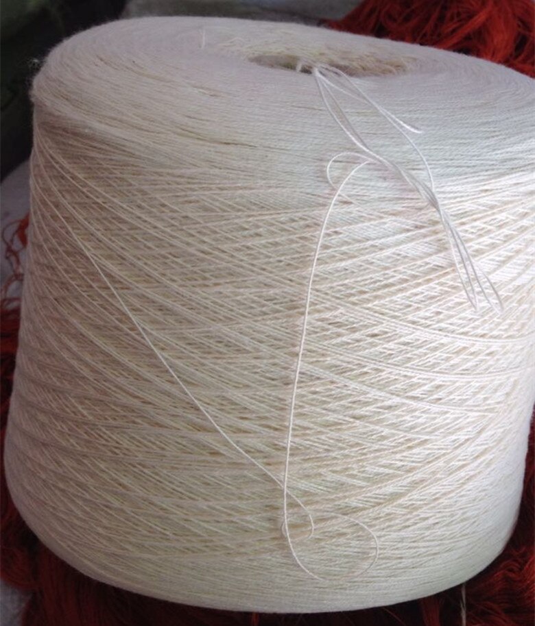 Sample Garen 100% Katoenen Garen Voor Naaien Weven Breien Of Kleren Draad 32 S/2 Natuurlijke Off White Gekamd milieuvriendelijke Gezonde