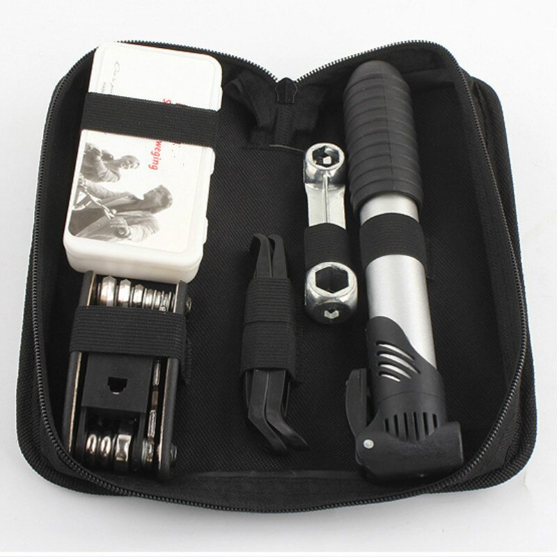 Bicycle Repair Kit, Tire Repair Kit, Pump Repair Wrench Set, Mountain Bike Combination Tool